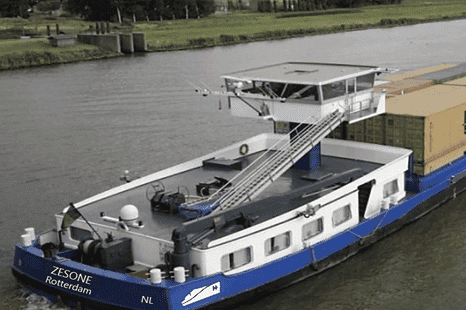 Goederenvervoer per elektrisch schip