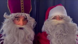 kerstman en Sinterklaas